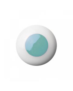 Bouton / Poignée en porcelaine Dot - Bleu clair - Anne Black