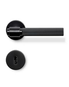 Helix 200 Stripe Poignée De Porte Intérieure - Noir Mat