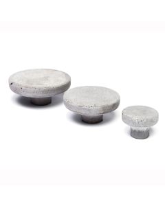 Pomolo Bouton / Crochet - Béton - Gris clair - Urbi & Orbi