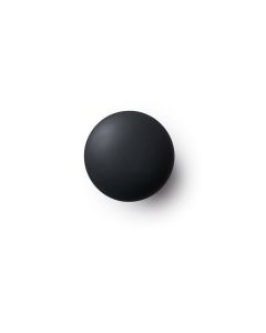 Bouton / Crochet en porcelaine Matte - Noir - Anne Black