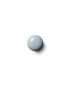 Bouton / Crochet en porcelaine Plain - Bleu - Anne Black