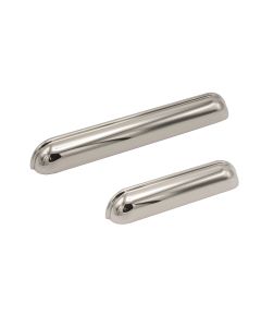 Saluto Poignées Coquilles - Plaqué Nickel - Beslag Design