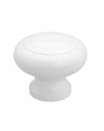 Rillan-44 Bouton - Bois / Blanc