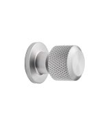 Manor Round Bouton - Aspect Acier Inoxydable