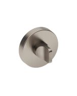 Round Premium Line Rosace de porte de toilette - Aspect Acier Inoxydable