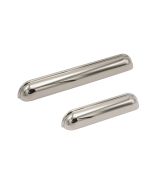 Saluto Poignées Coquilles - Plaqué Nickel - Beslag Design